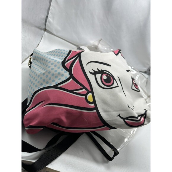 Disney Princess Belle Beauty & Beast Clear Tote w/ Removable Pouch Bag Classics - Picture 14 of 16